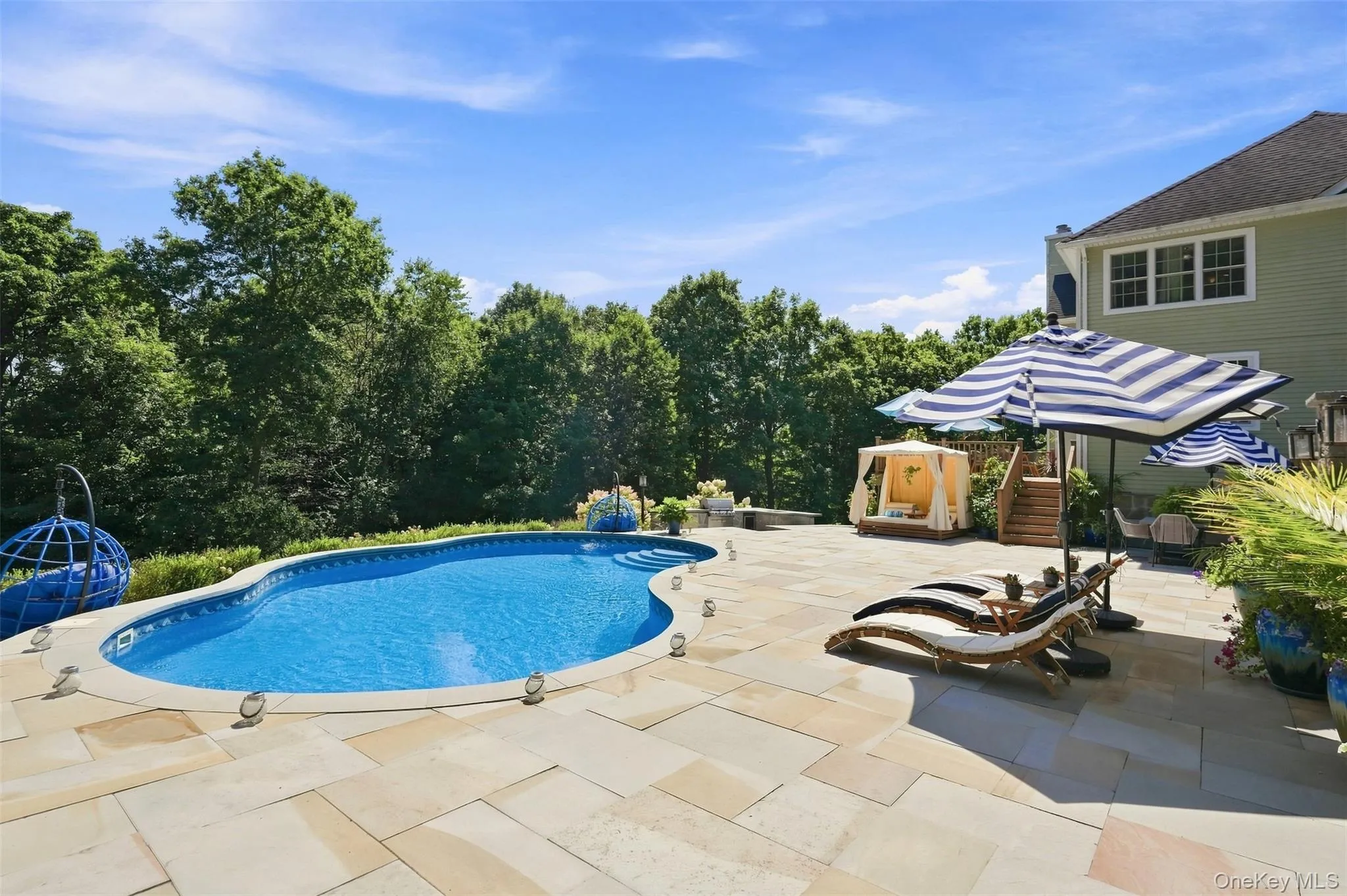 Pool surrounded by natural stone Pool surrounded by natural stone