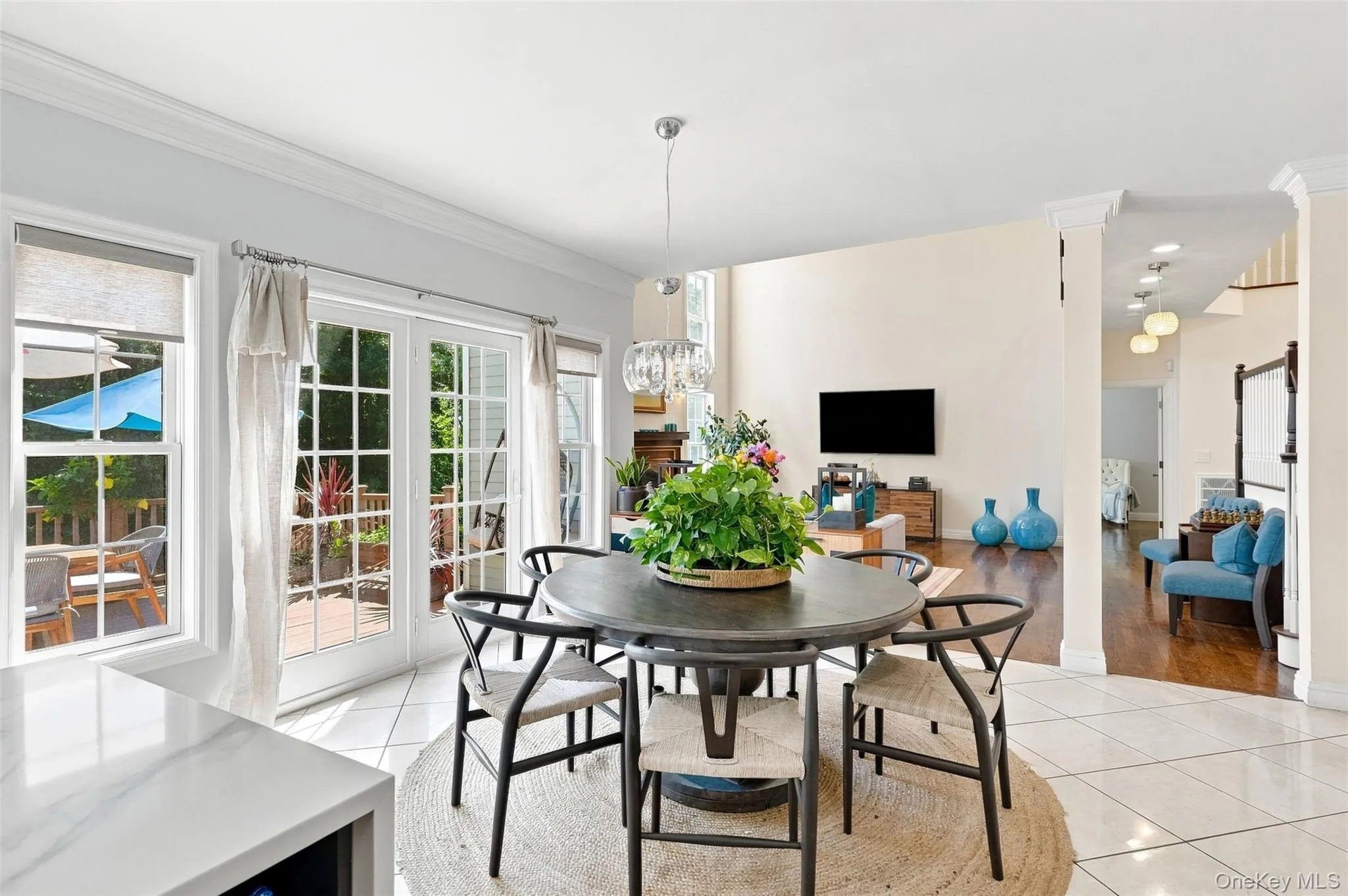 Walk out from Breakfast room to Expansive Deck Walk out from Breakfast room to Expansive Deck