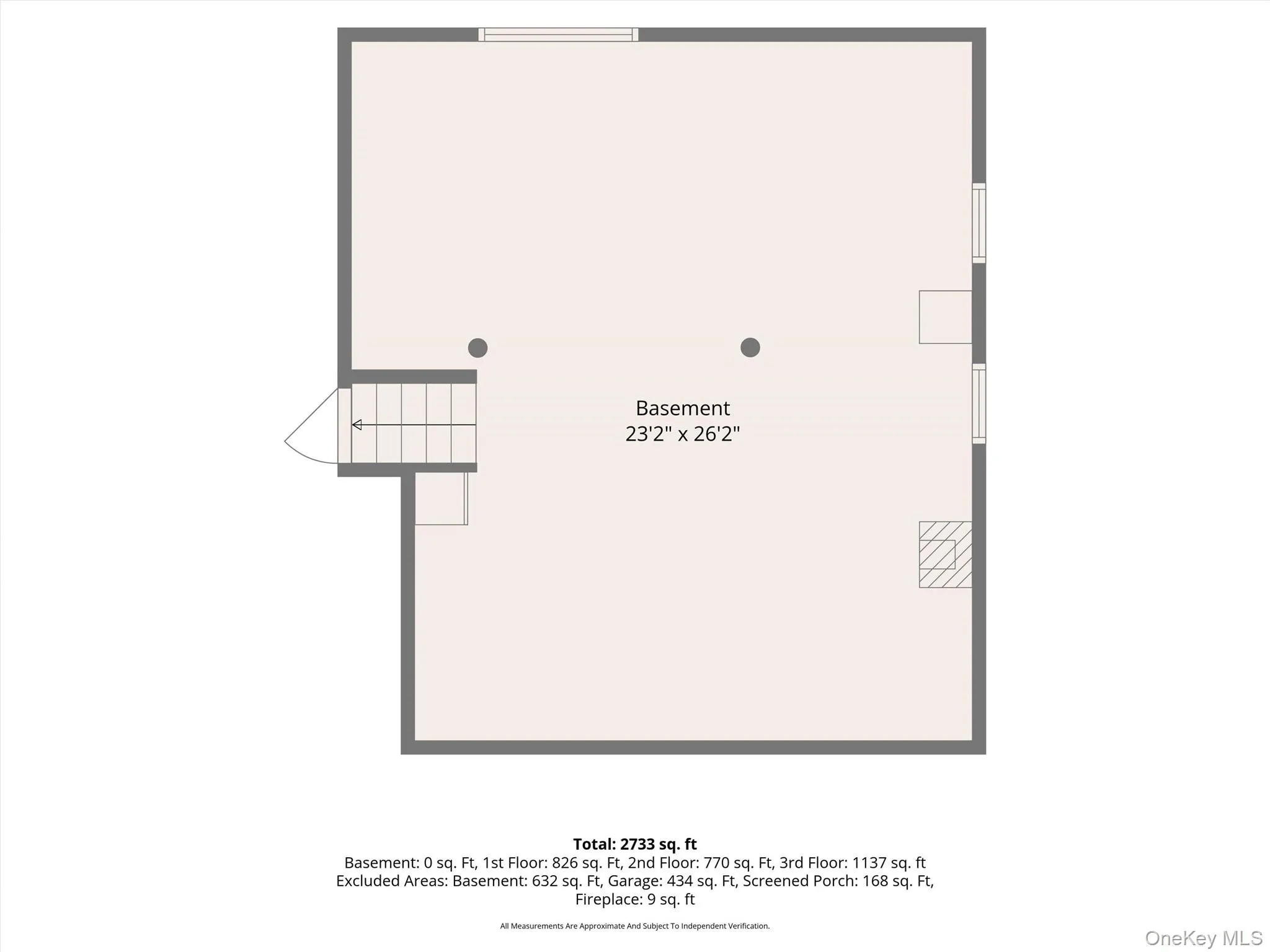 Floorplan - basement Floorplan - basement