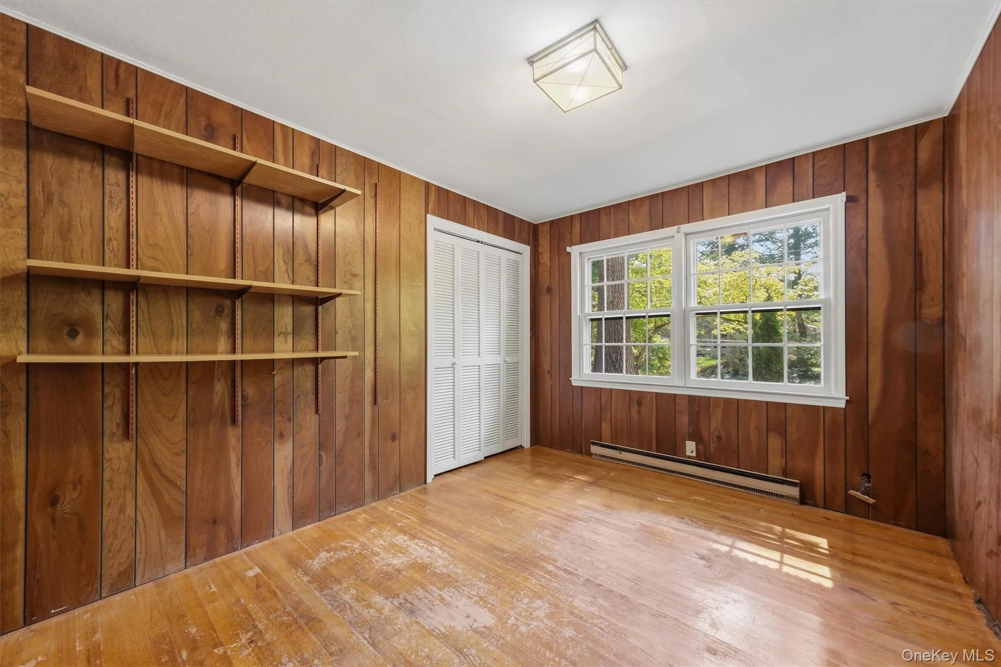 Office/den with hardwood floors Office/den with hardwood floors