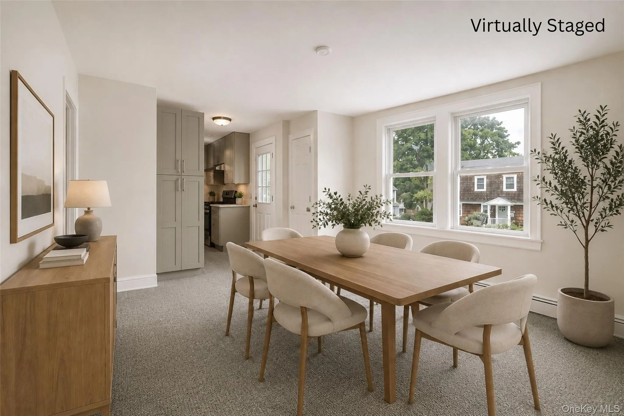 Virtually Staged Formal Dining Room Virtually Staged Formal Dining Room