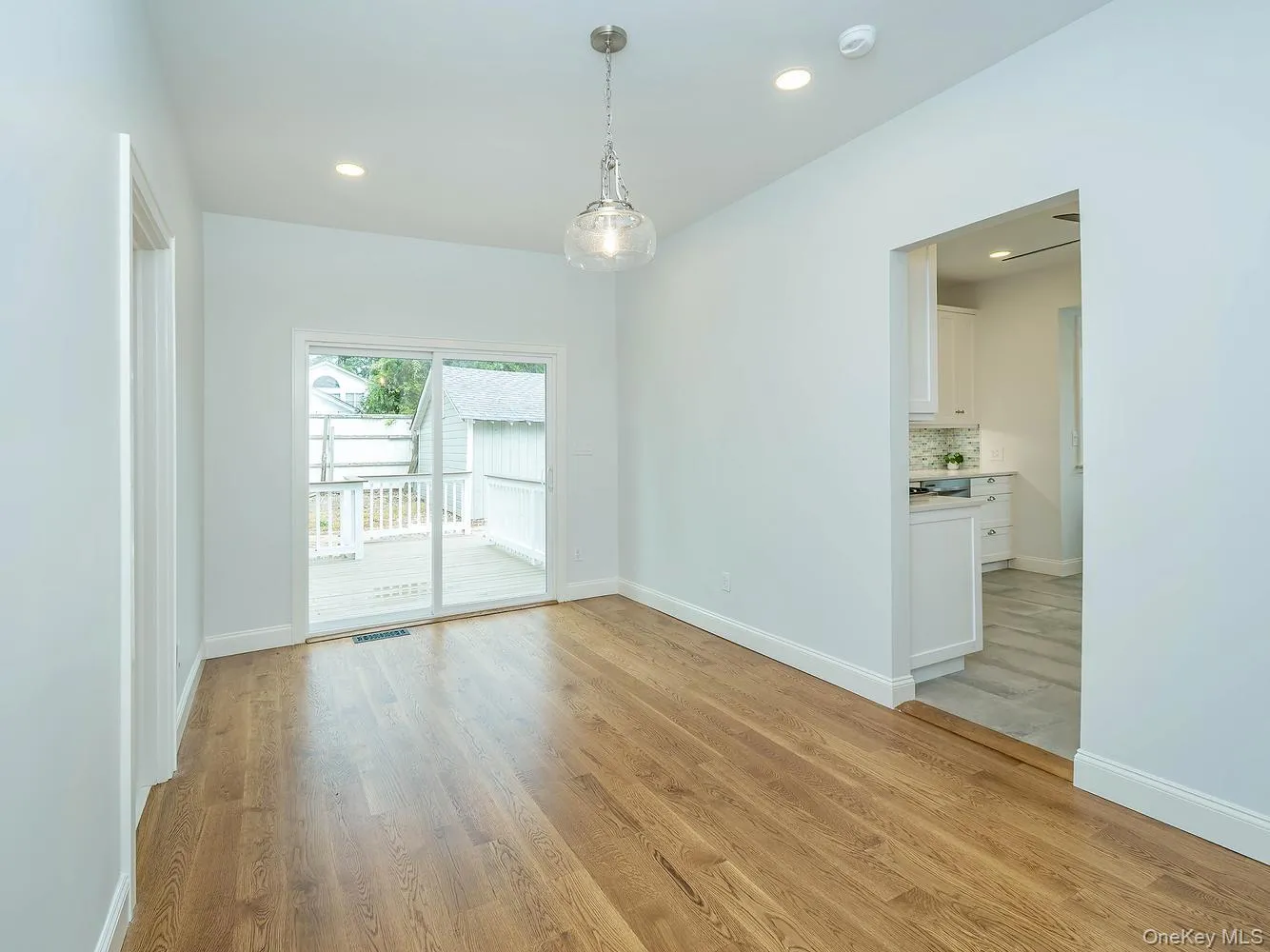 Formal dining room that leads to the outdoor deck. Formal dining room that leads to the outdoor deck.