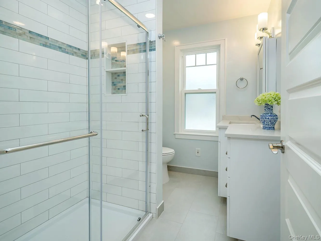 Second floor full bath with stall shower Second floor full bath with stall shower