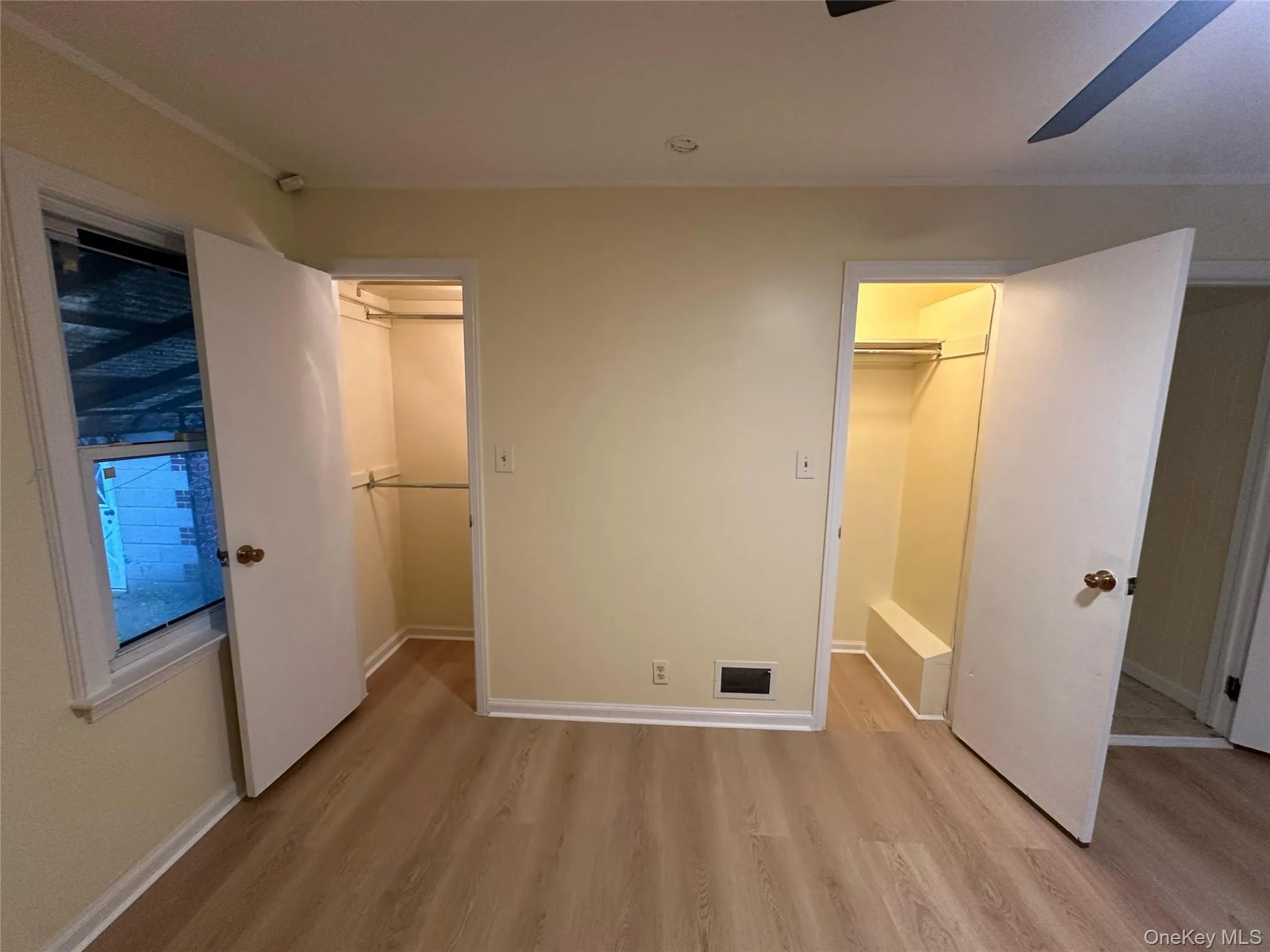 Primary Bedroom with closet on first floor Primary Bedroom with closet on first floor