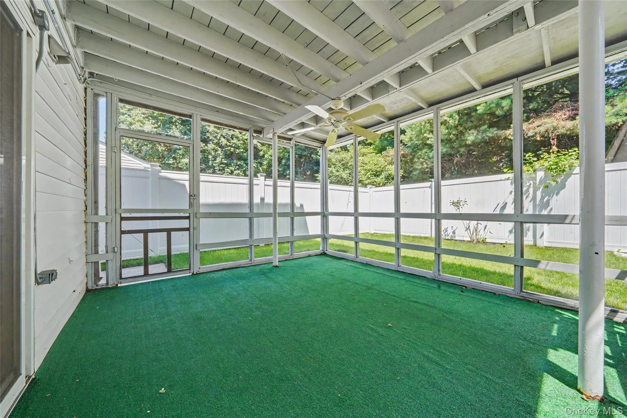 Private Screened outdoor space. Private Screened outdoor space.