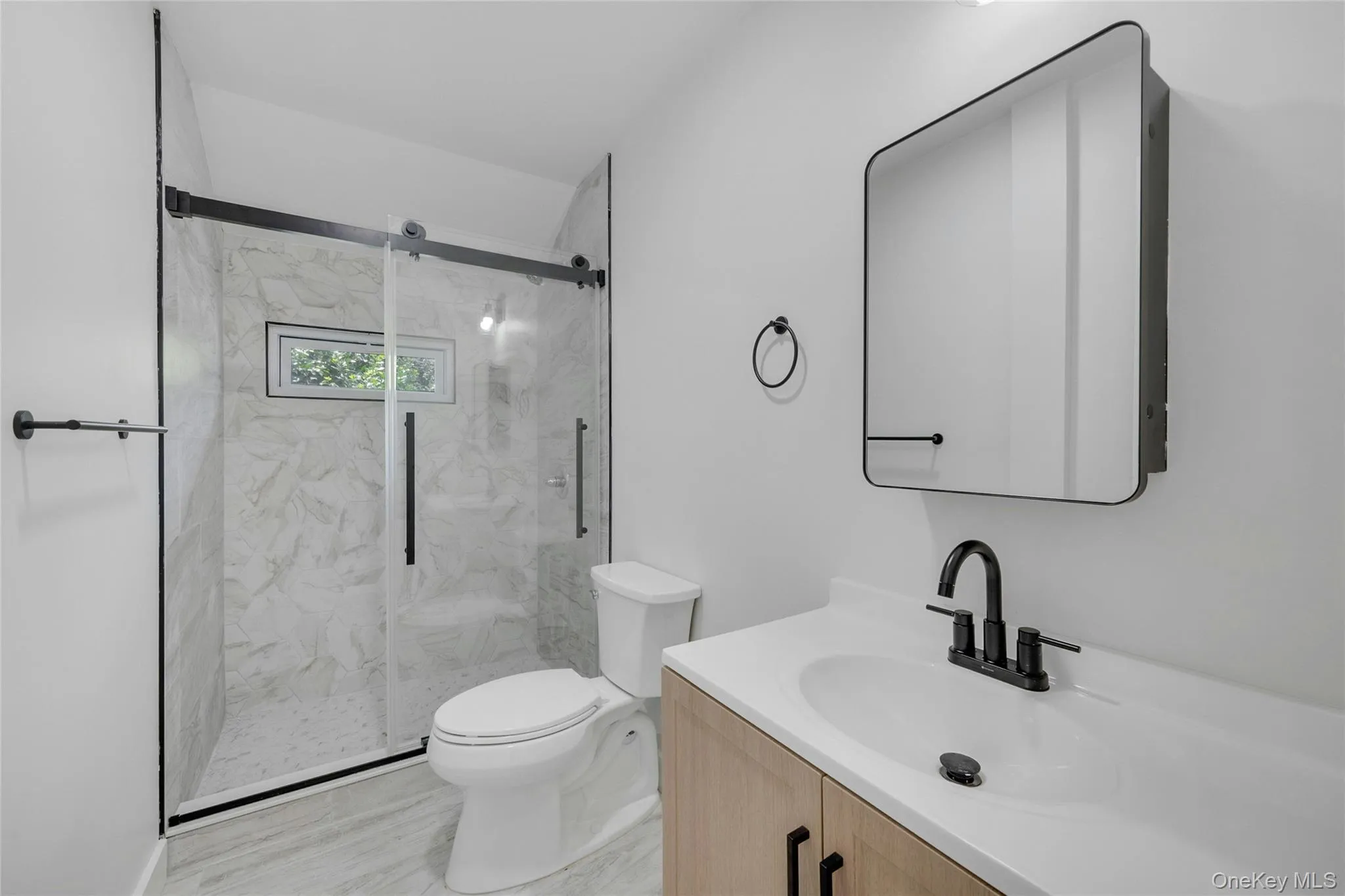 Completely renovated bathroom with large shower Completely renovated bathroom with large shower