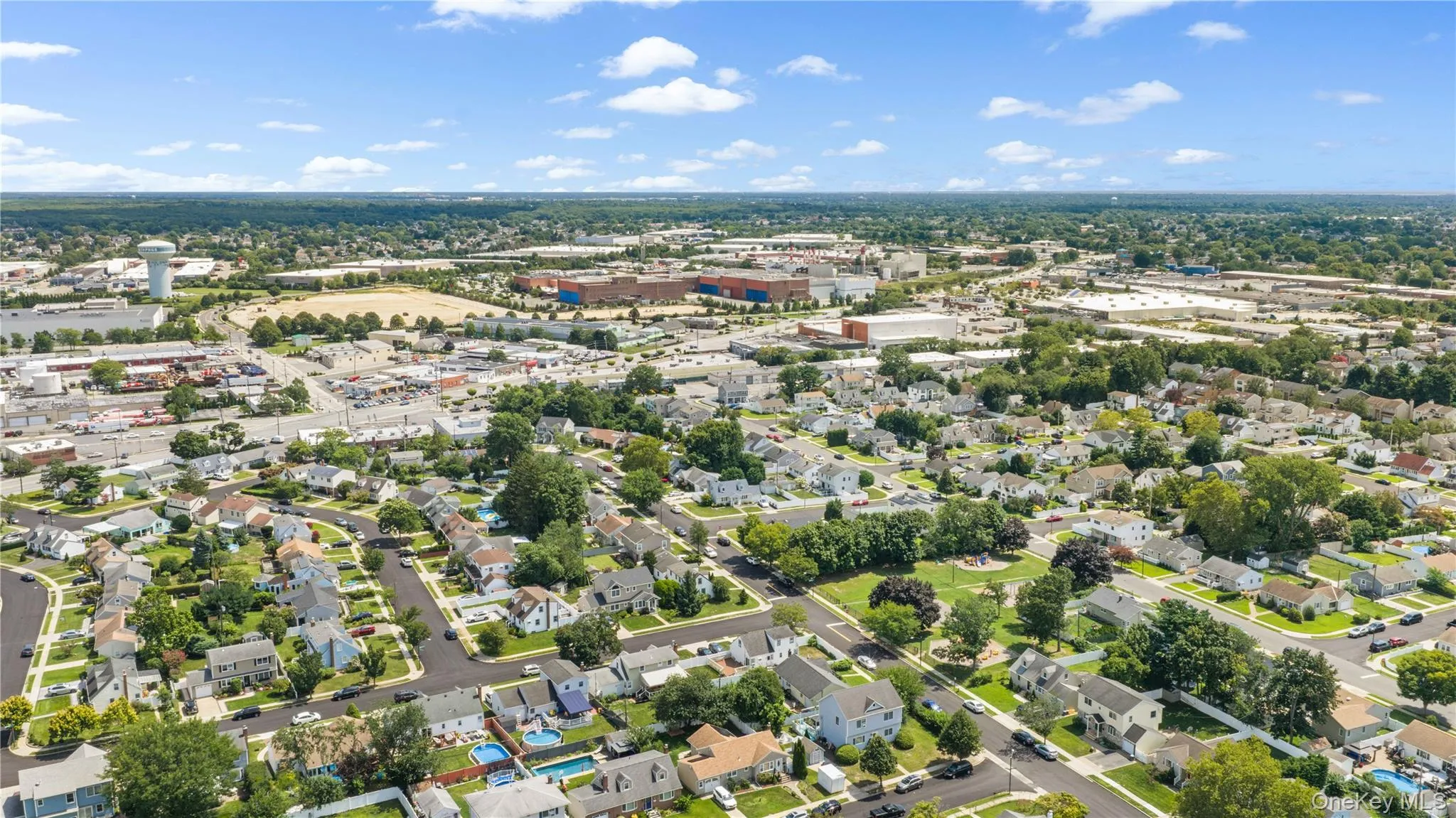 One View from Drone of Neighborhood One View from Drone of Neighborhood