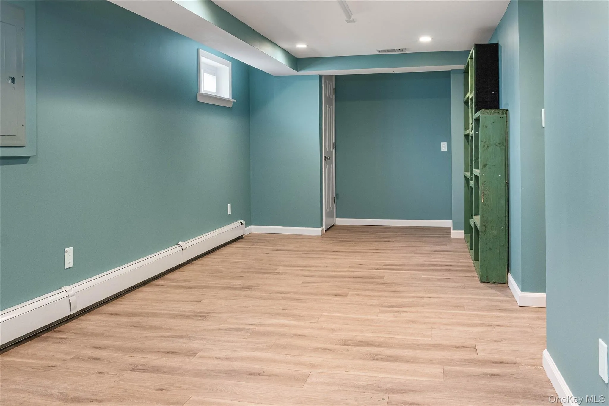 Den with built-in storage and open space Den with built-in storage and open space