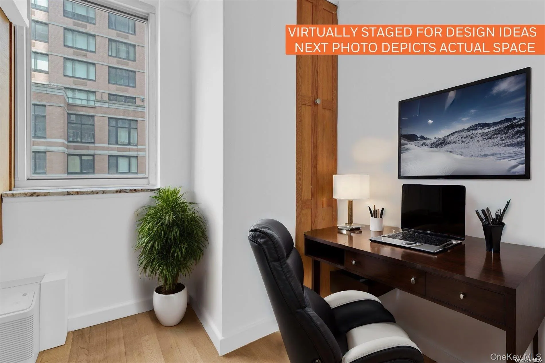 Virtually Staged as home office Virtually Staged as home office