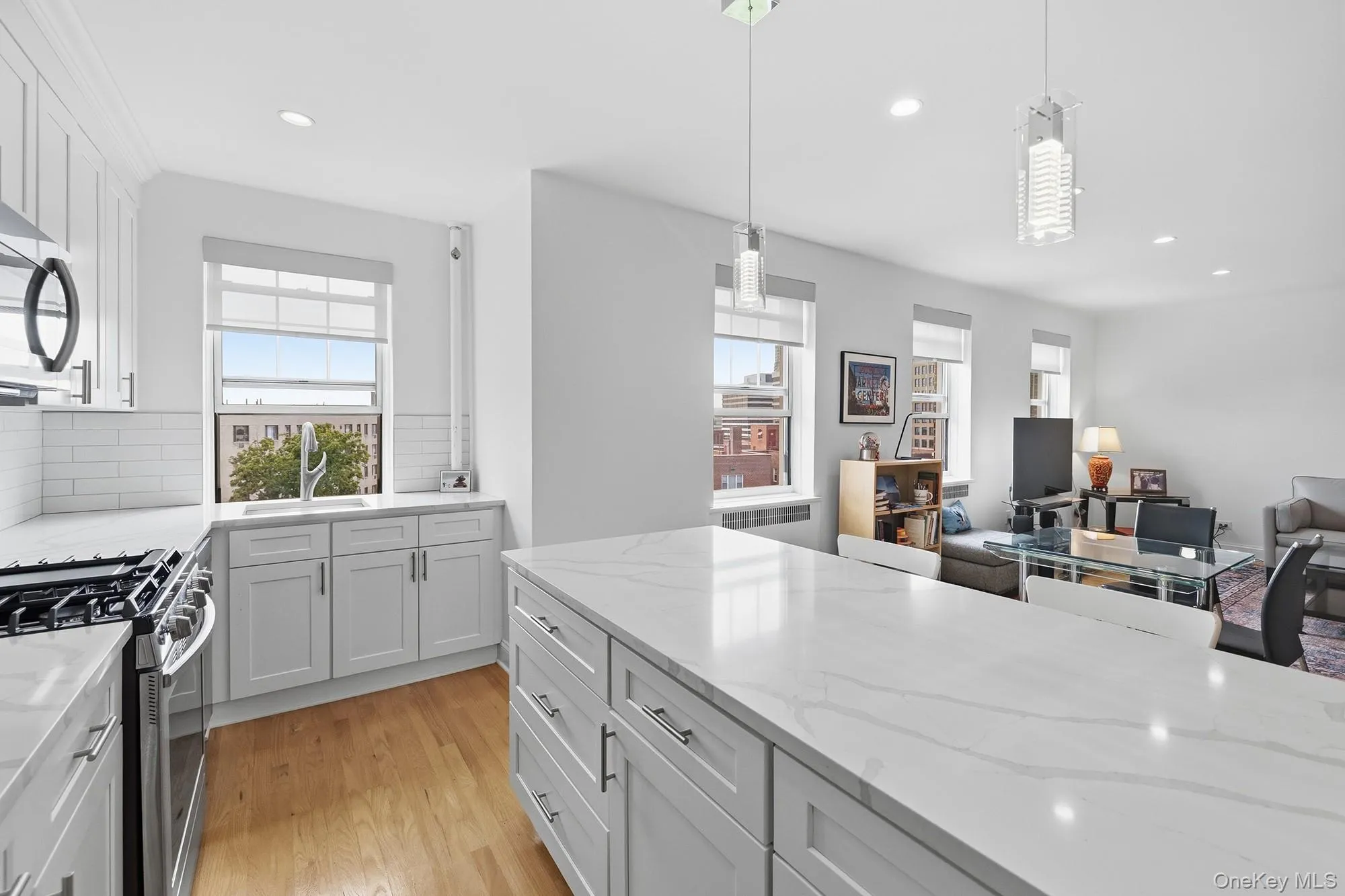 Beautiful kitchen with quartz counters and soft-close cabinets Beautiful kitchen with quartz counters and soft-close cabinets