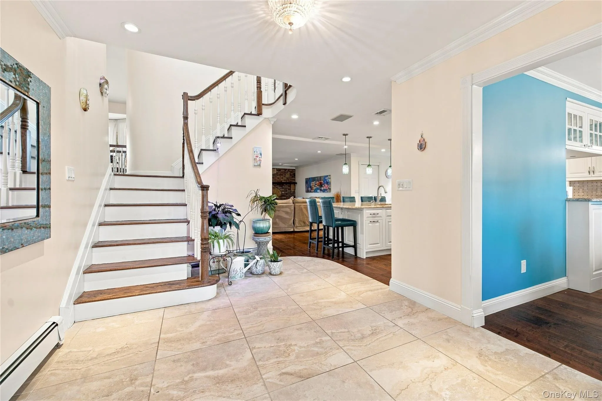 Entry Foyer with skylight Entry Foyer with skylight