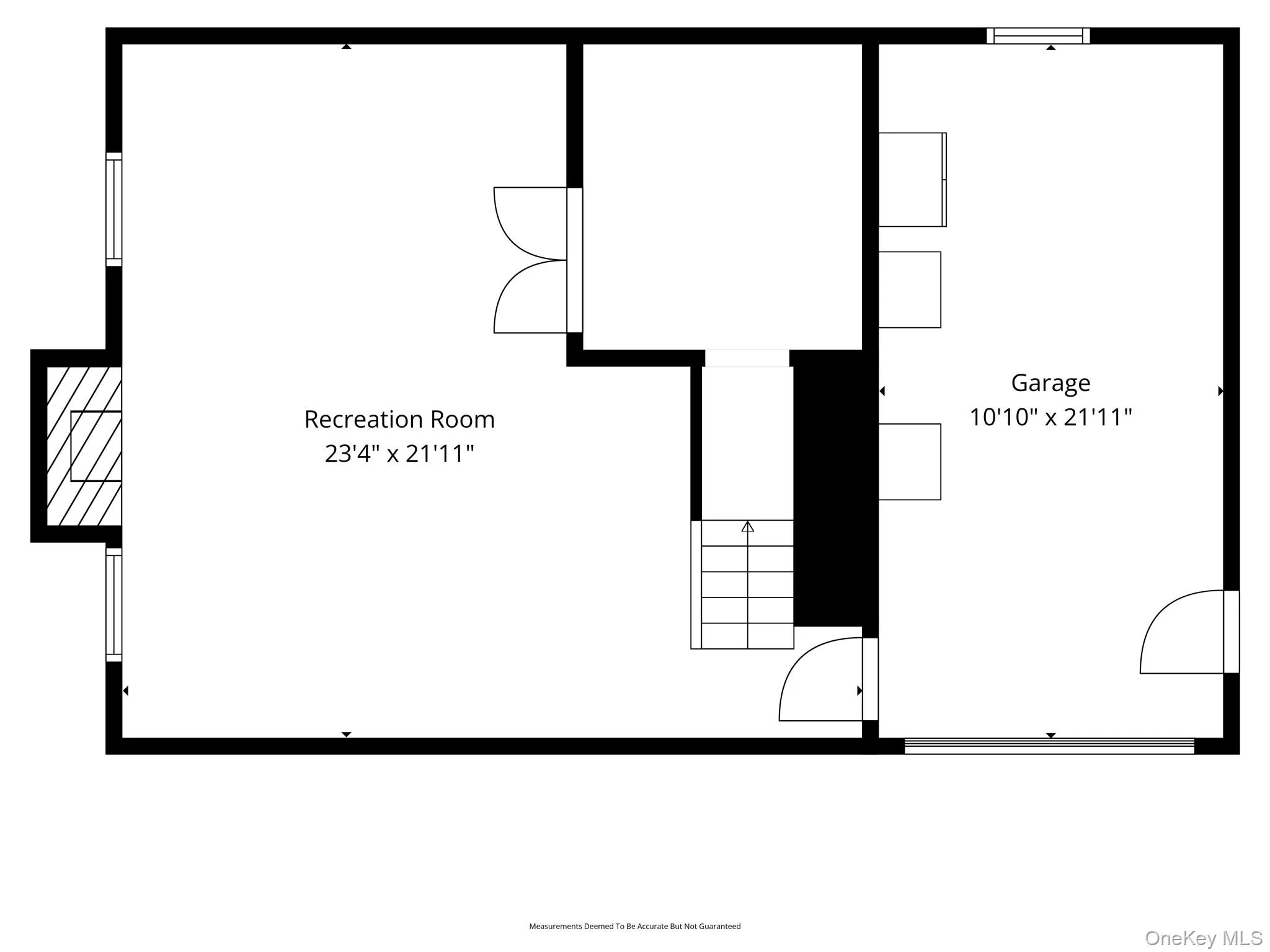 Lower level floor plan. Lower level floor plan.
