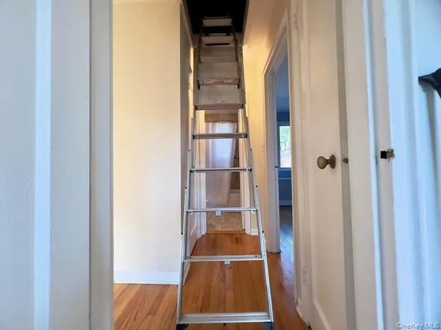 Pull Down Stairs to Attic. Pull Down Stairs to Attic.