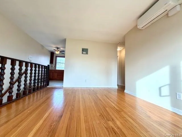 split AC unit installed . split AC unit installed .