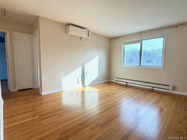 Sunny & Bright and split AC unit installed . Sunny & Bright and split AC unit installed .
