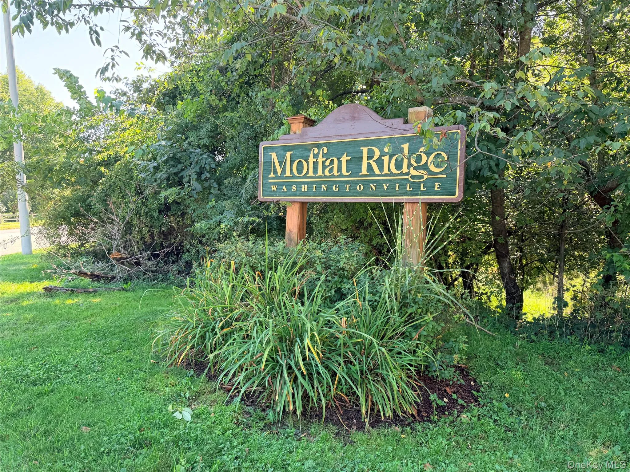 Moffiat Ridge Entrance Sign Moffiat Ridge Entrance Sign