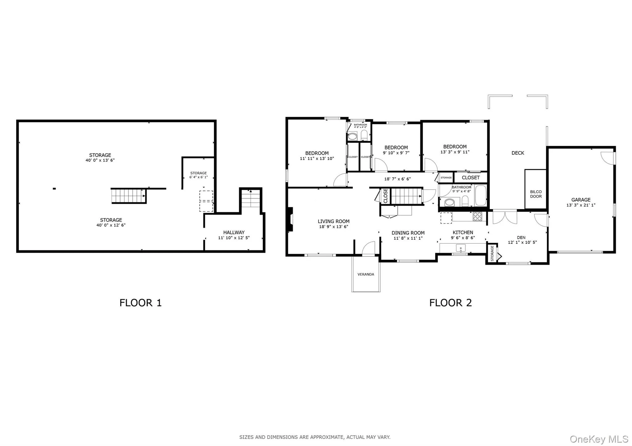 Both floorplan levels on one print! Both floorplan levels on one print!