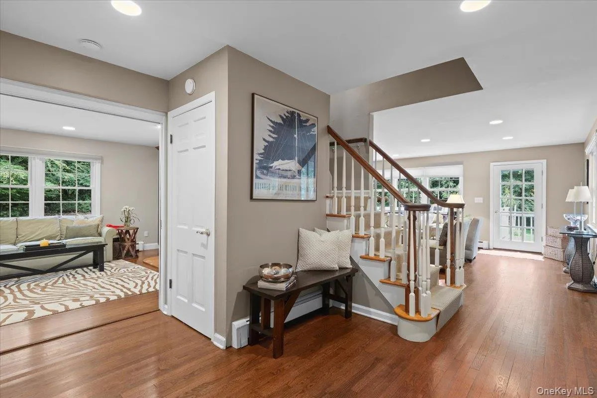 Wood floors throughout first floor. Wood floors throughout first floor.
