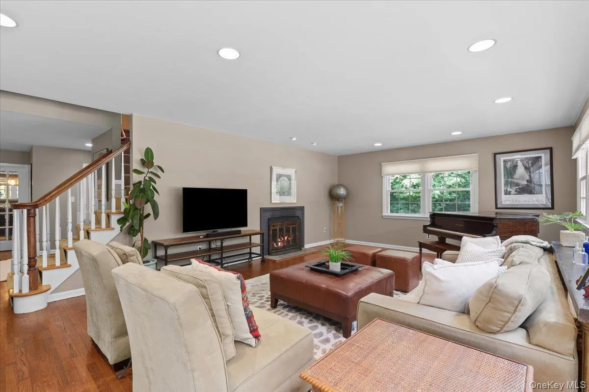 LR w/wood burning fireplace. LR w/wood burning fireplace.