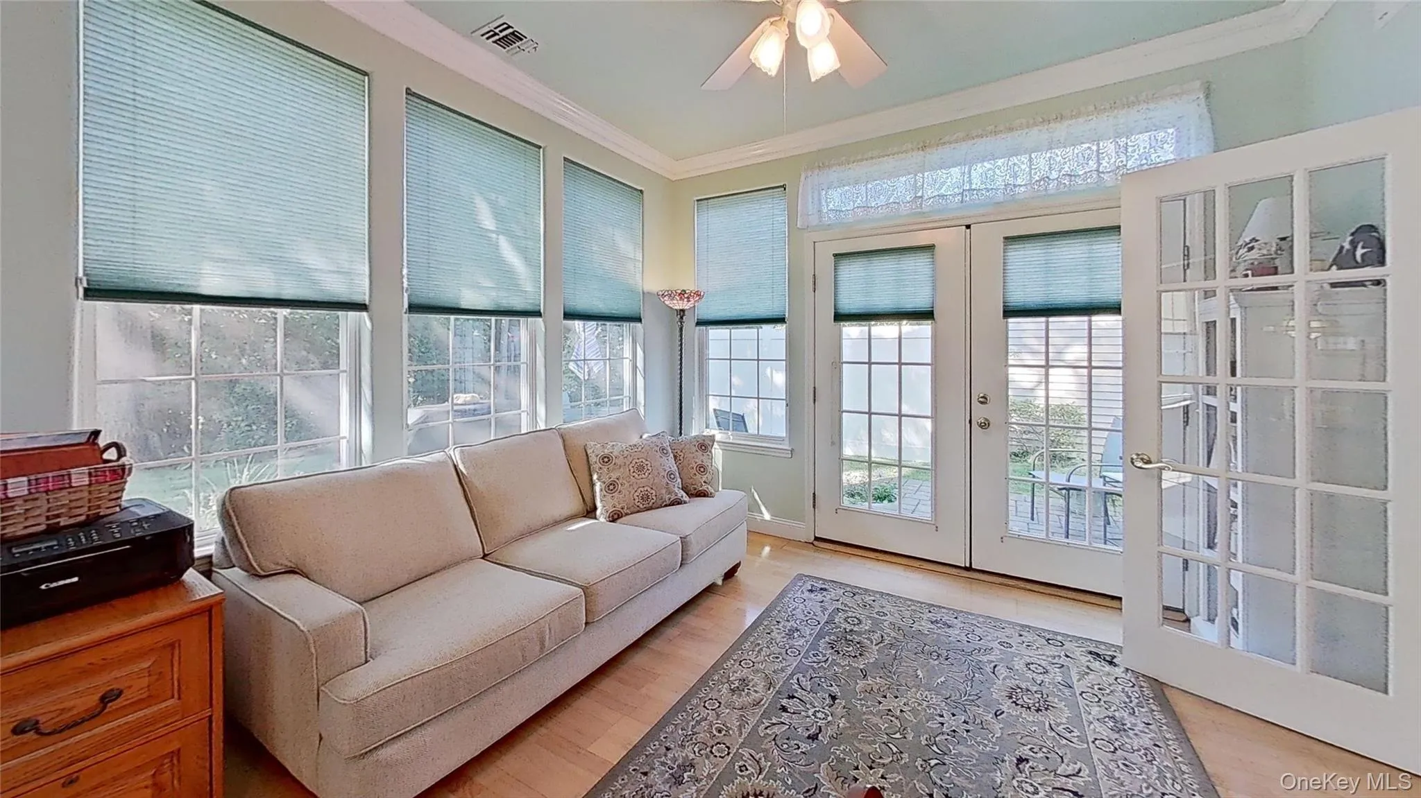 French doors lead to an outdoor patio plus interior French doors offer a private setting, making this a great room with many flexible uses! French doors lead to an outdoor patio plus interior French doors offer a private setting, making this a great room with many flexible uses!