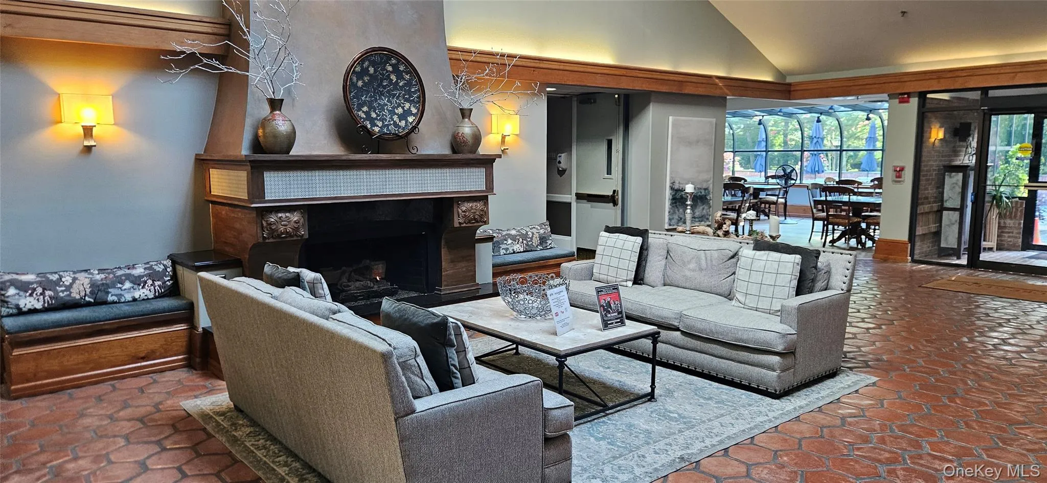 The community center's open floor plan GREAT ROOM is perfect for all seasons! The community center's open floor plan GREAT ROOM is perfect for all seasons!