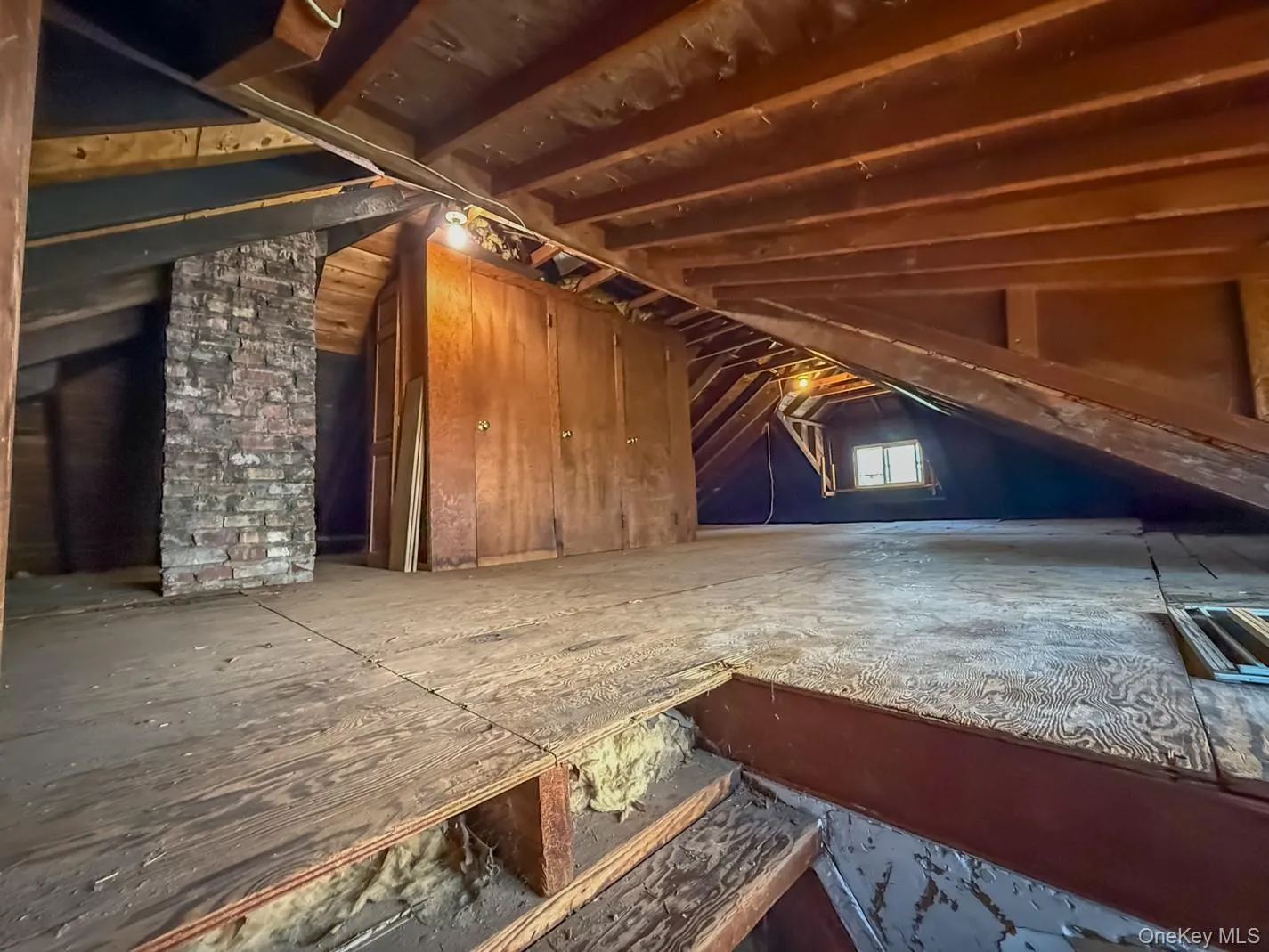Unfinished attic for storage Unfinished attic for storage