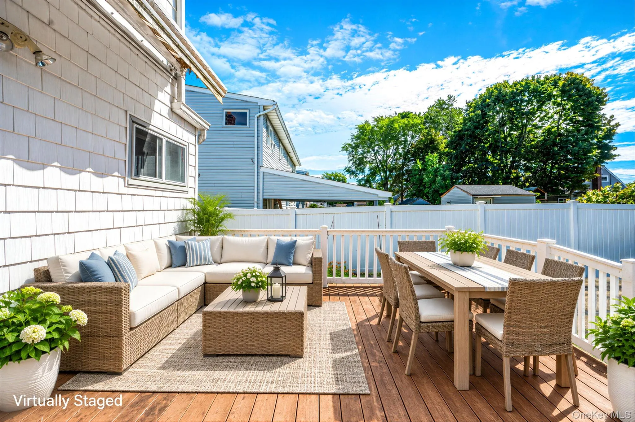 Deck Area, Digitally Staged Deck Area, Digitally Staged