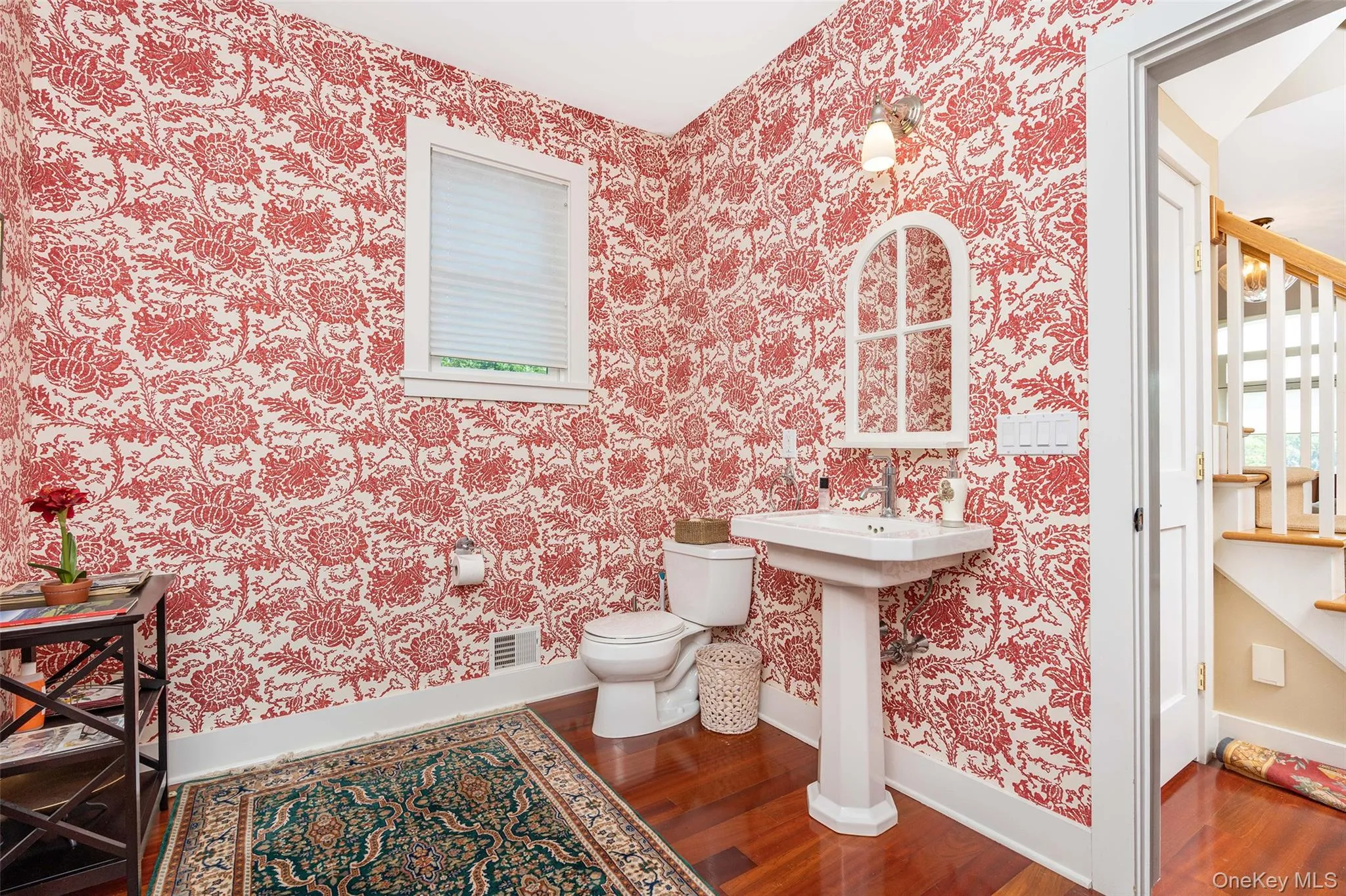 This half bath is off the library and is already plummed for a full bath... This half bath is off the library and is already plummed for a full bath...