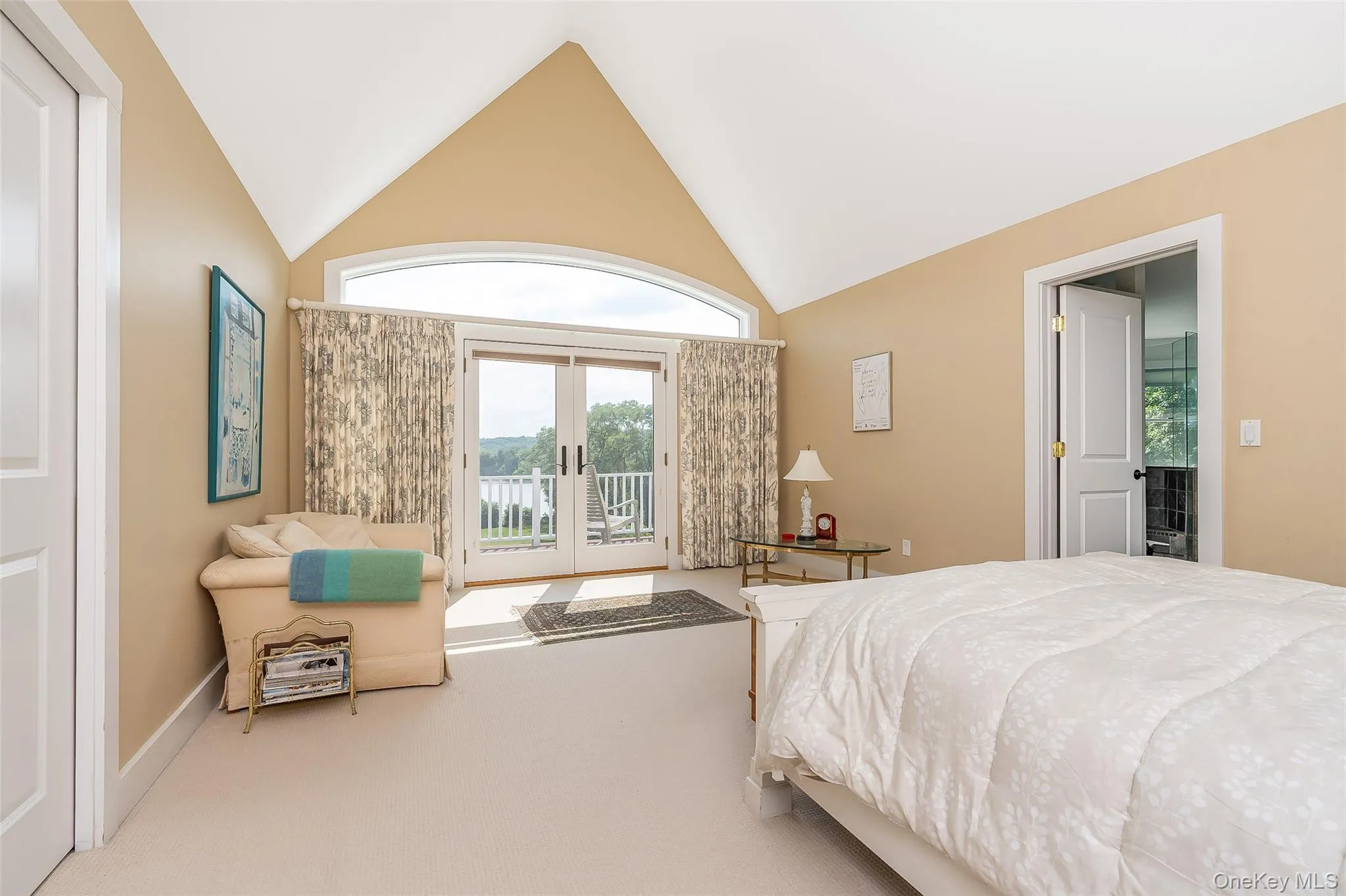 Master Bedroom ...walk out and spend your morning having your coffee overlooking the hudson Master Bedroom ...walk out and spend your morning having your coffee overlooking the hudson