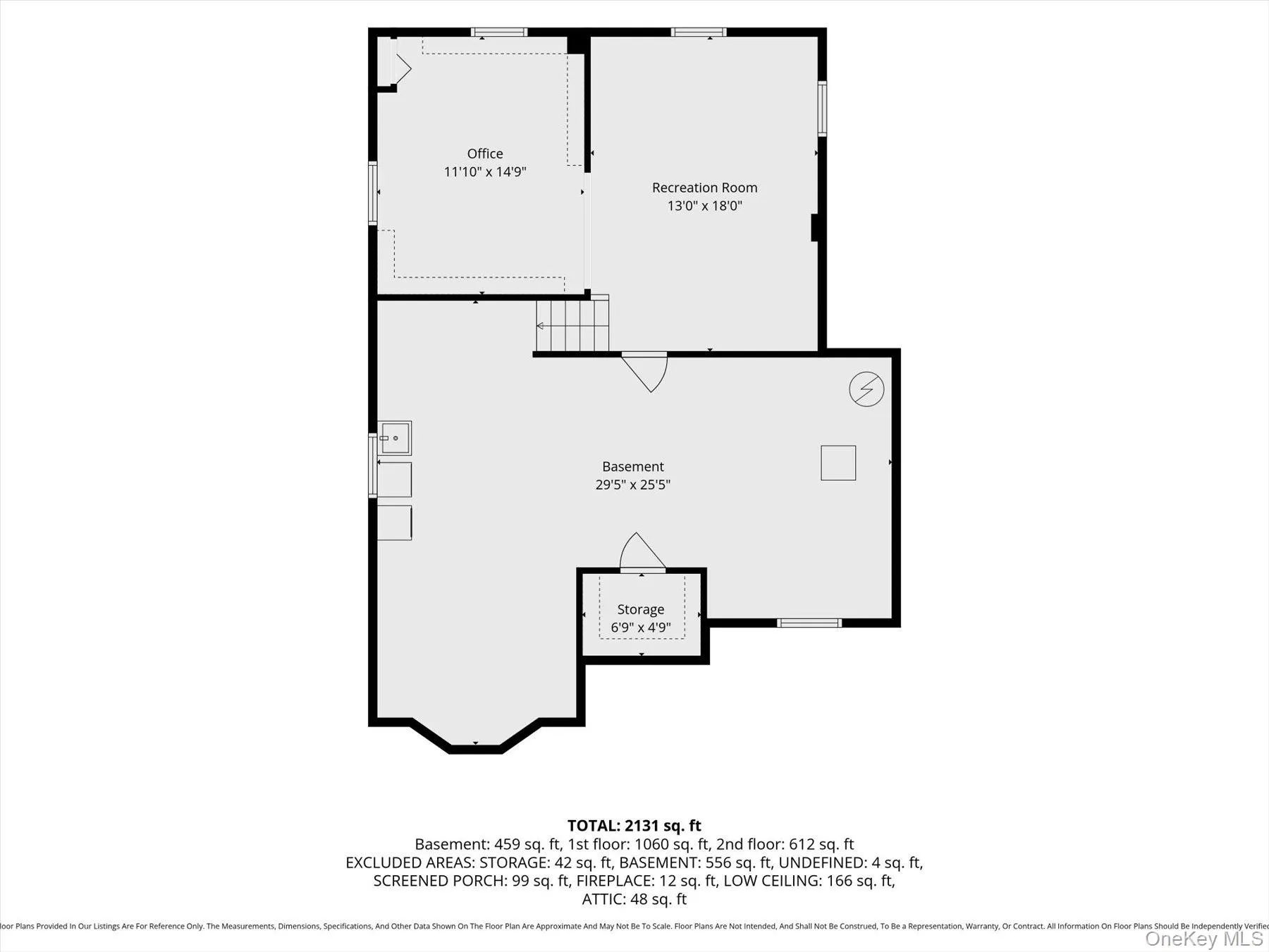 Basement floorplan Basement floorplan