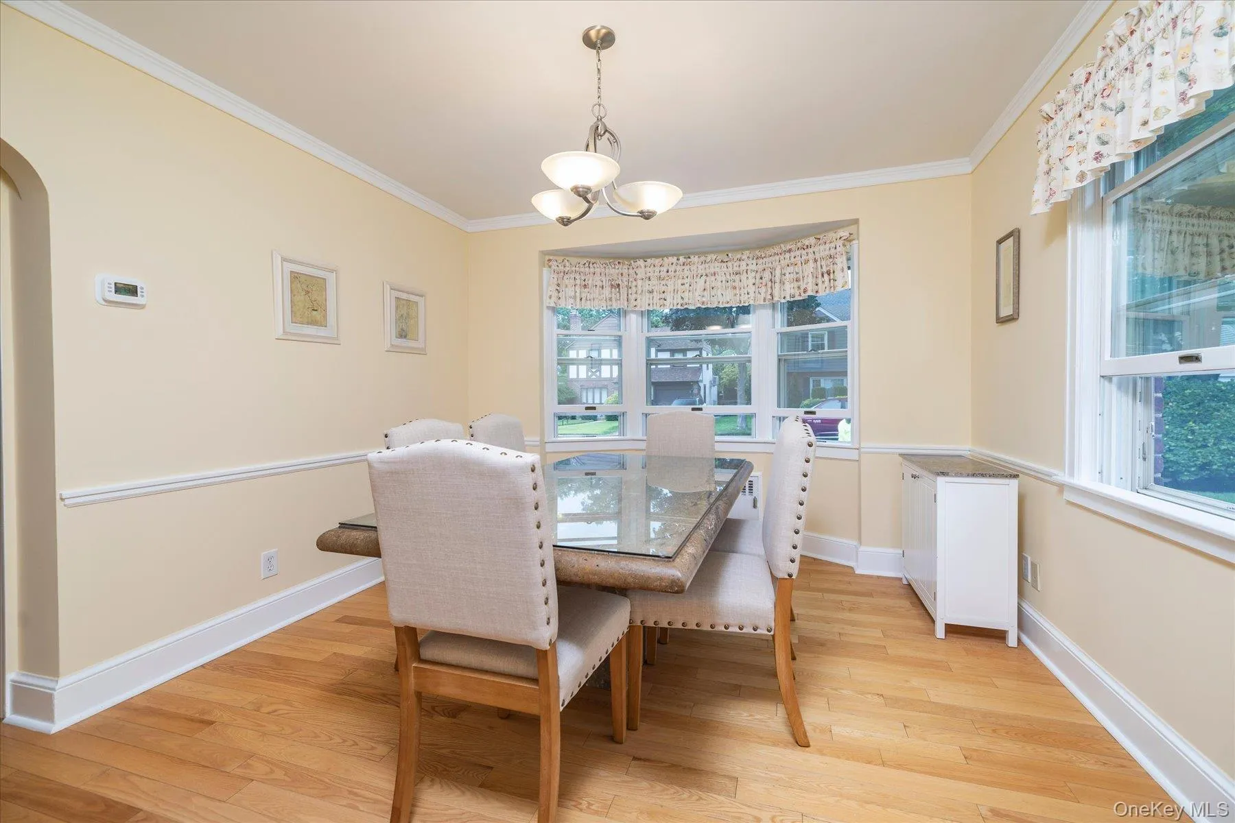 Dining room with hardwood floors Dining room with hardwood floors
