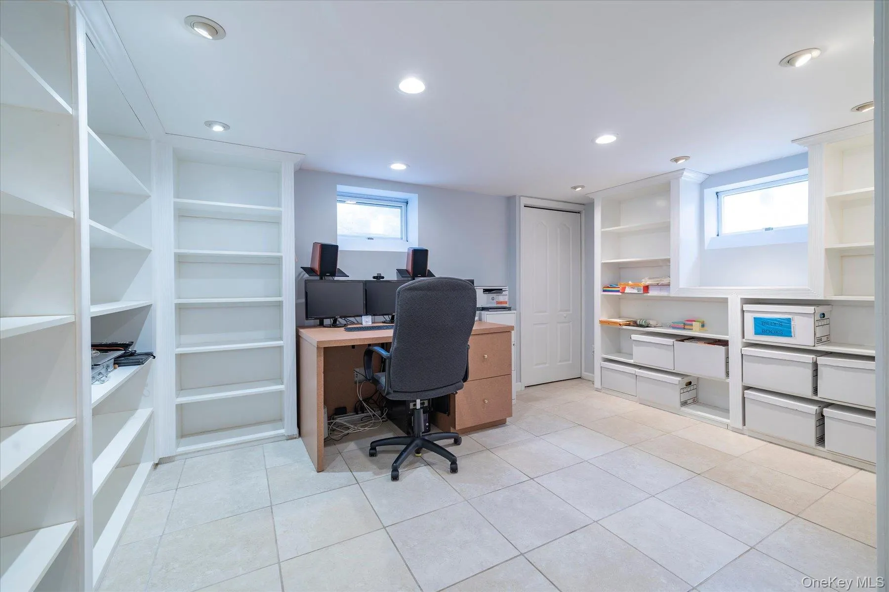 Finished basement with tall ceilings Finished basement with tall ceilings