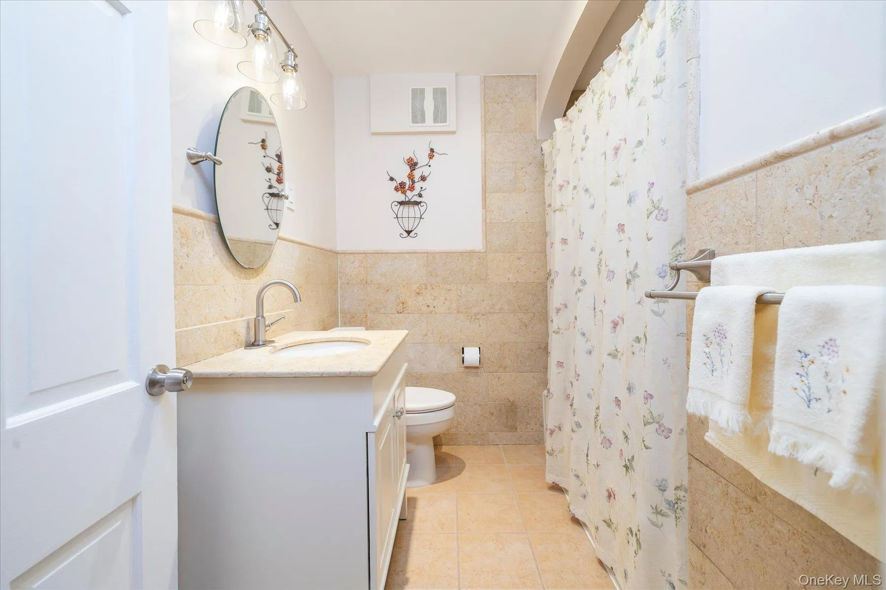 Renovated first floor bath with Italian marble Renovated first floor bath with Italian marble