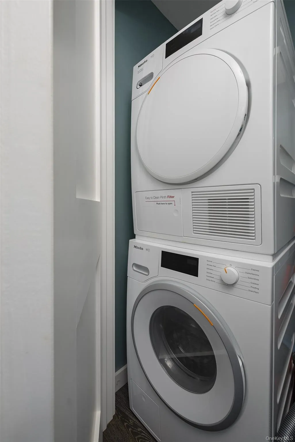 Laundry closet. Laundry closet.