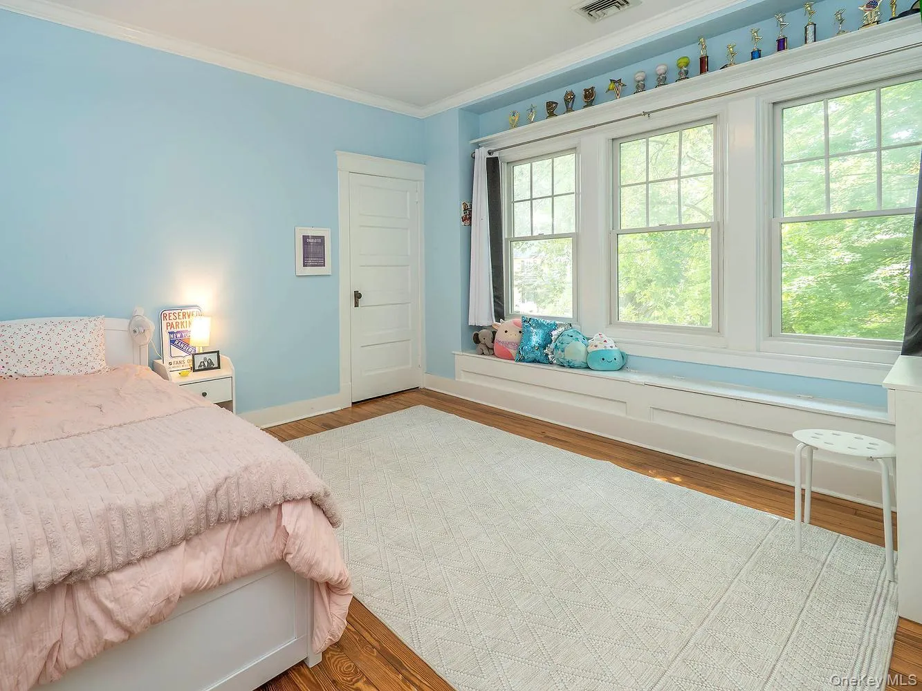 Bedroom #2 with window seat and storage Bedroom #2 with window seat and storage