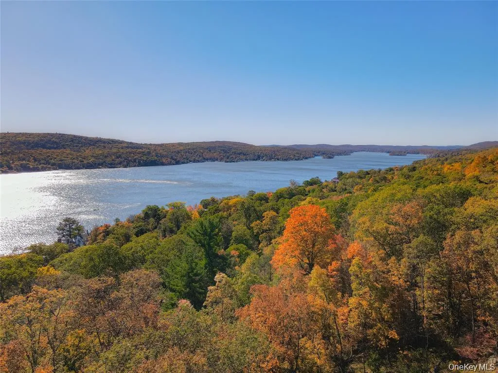 Aerial view of the lake in the Fall from Indian Park. Aerial view of the lake in the Fall from Indian Park.