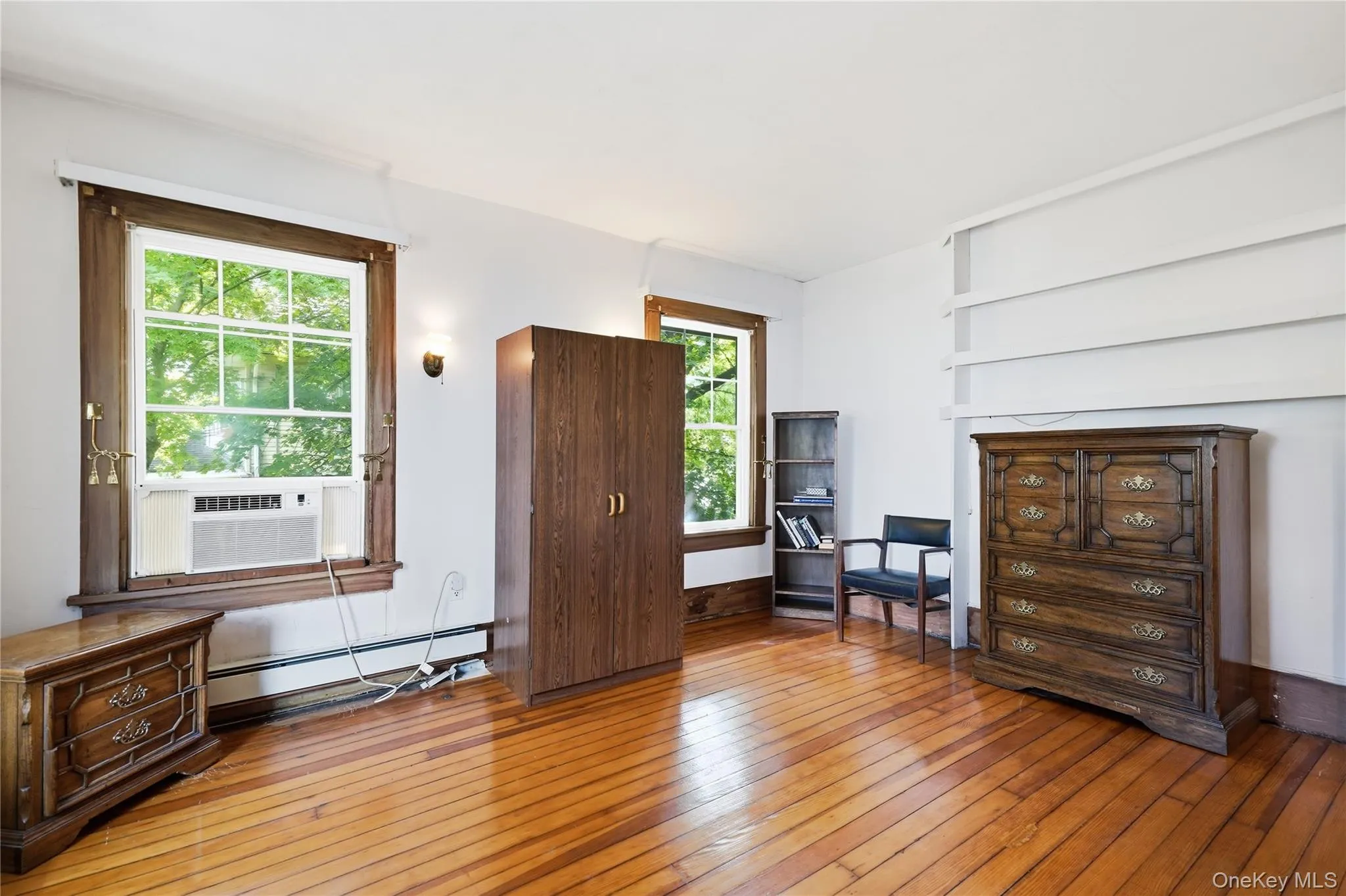 Bright secondary bedroom offers space for work or rest Bright secondary bedroom offers space for work or rest