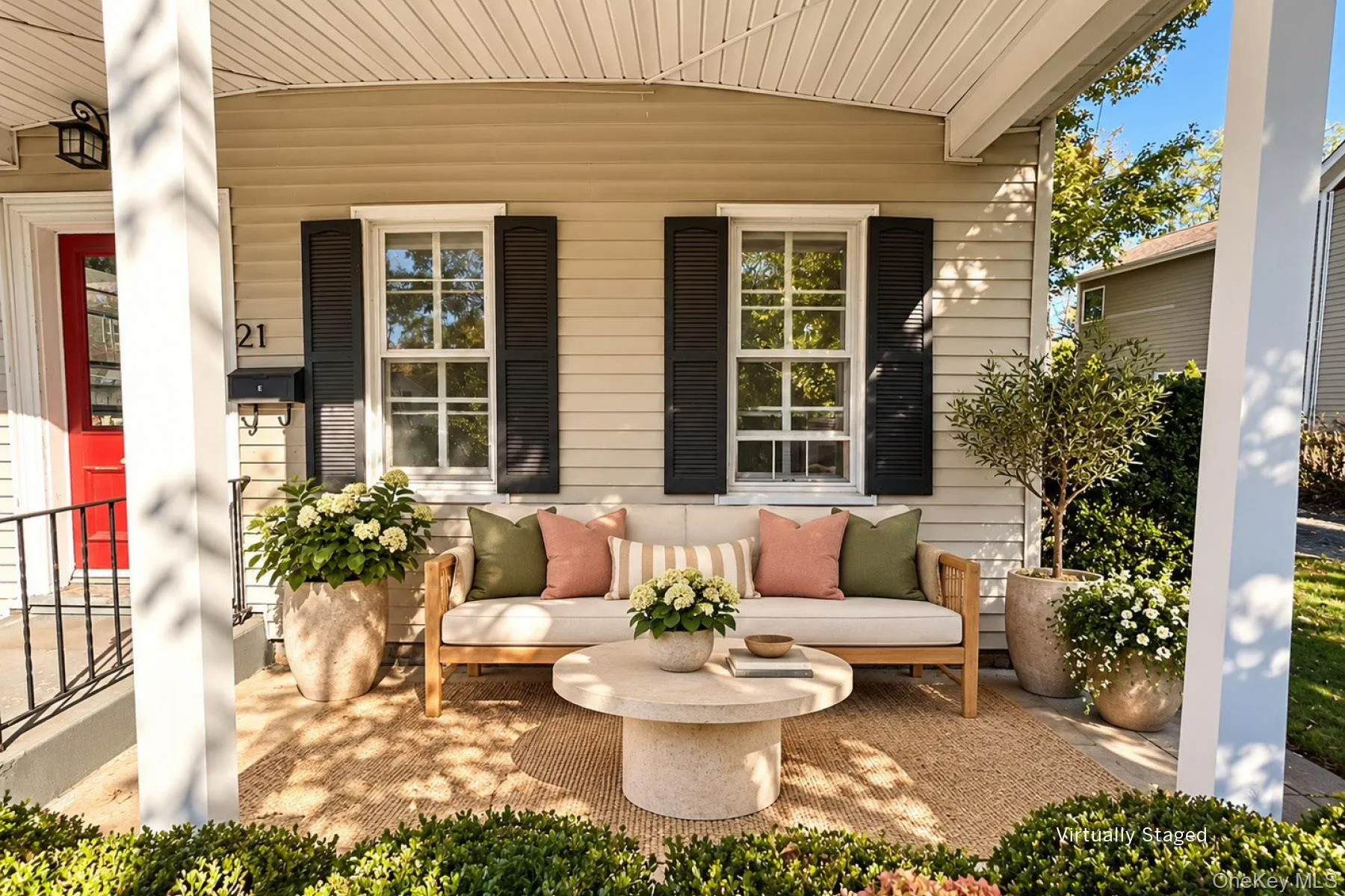 Virtually Staged front porch Virtually Staged front porch