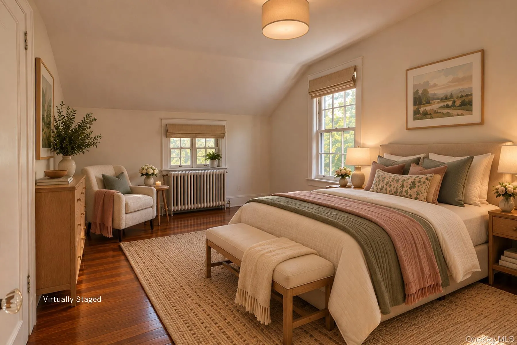 Virtually staged Bedroom Virtually staged Bedroom