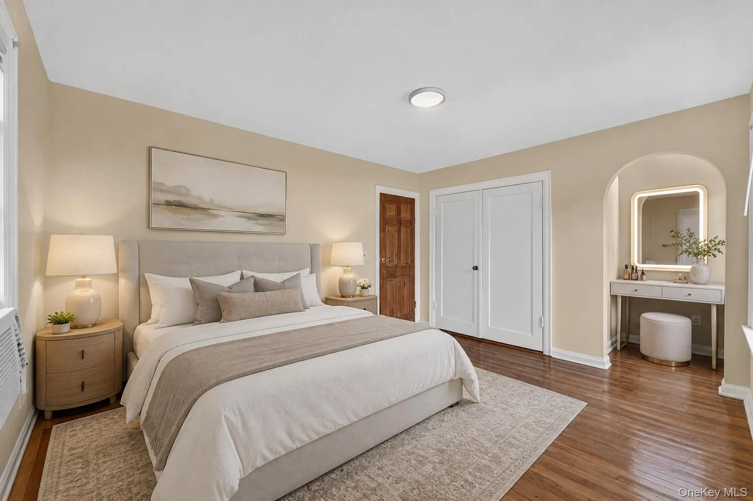 Virtually staged bedroom Virtually staged bedroom