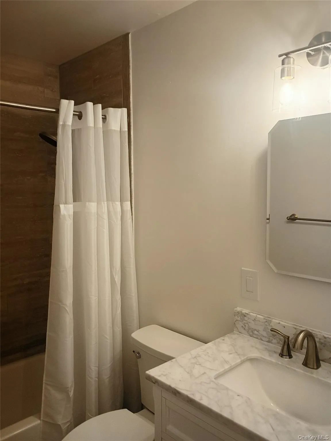 New full bath with tub. Ceramic tiled, granite topped vanity New full bath with tub. Ceramic tiled, granite topped vanity