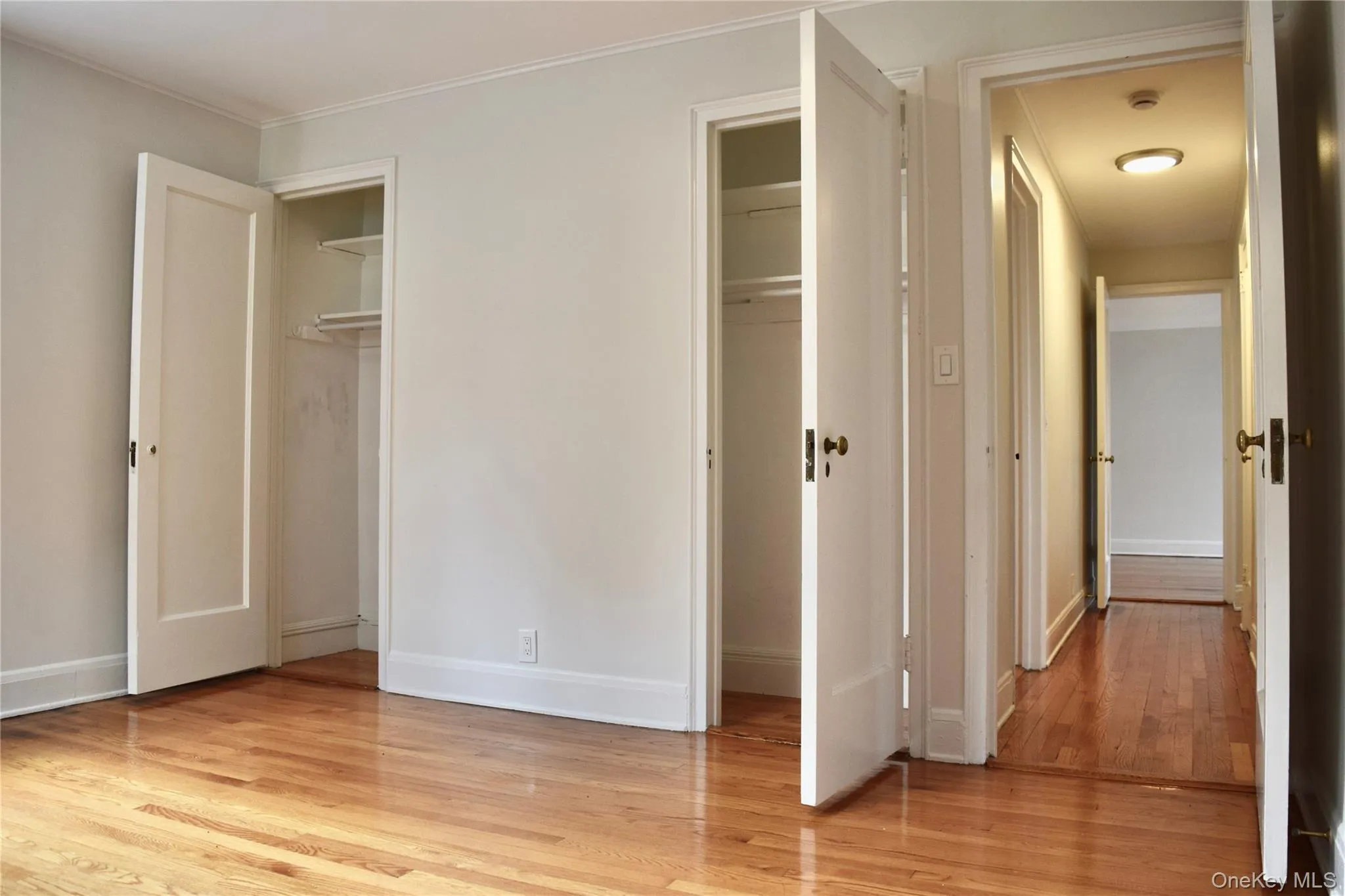 Guest bedroom and hallway. Guest bedroom and hallway.
