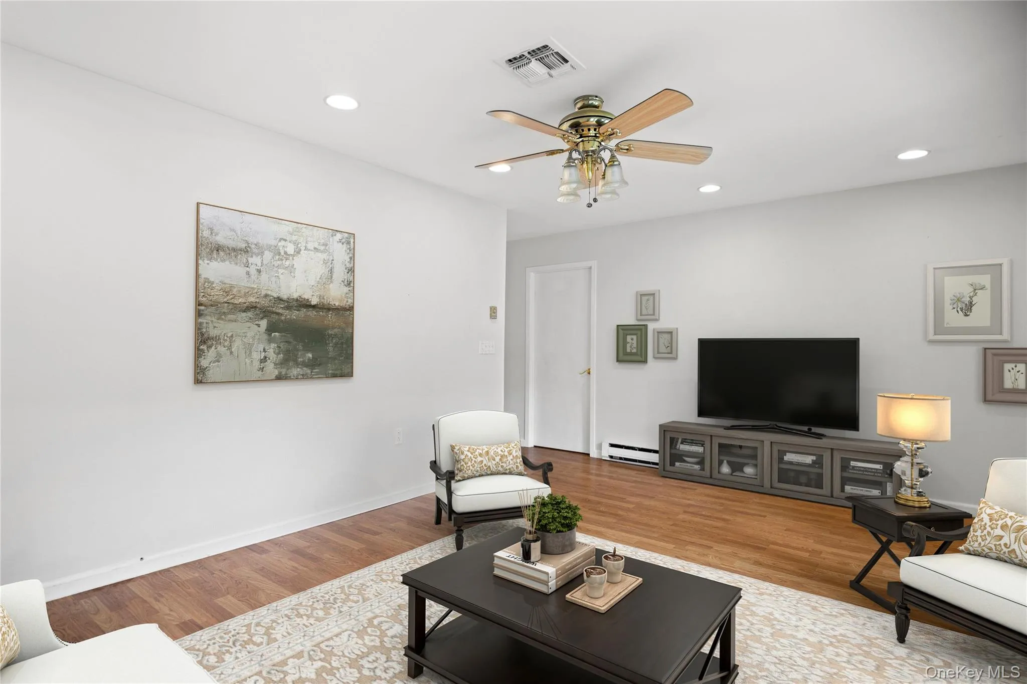 Virtually Staged living room with sliding glass doors Virtually Staged living room with sliding glass doors