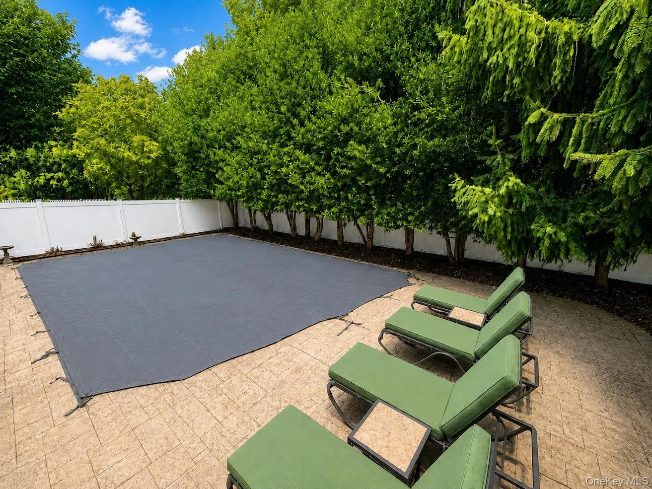 CURRENT PHOTO 2026 OF POOL W/ COVER CURRENT PHOTO 2026 OF POOL W/ COVER