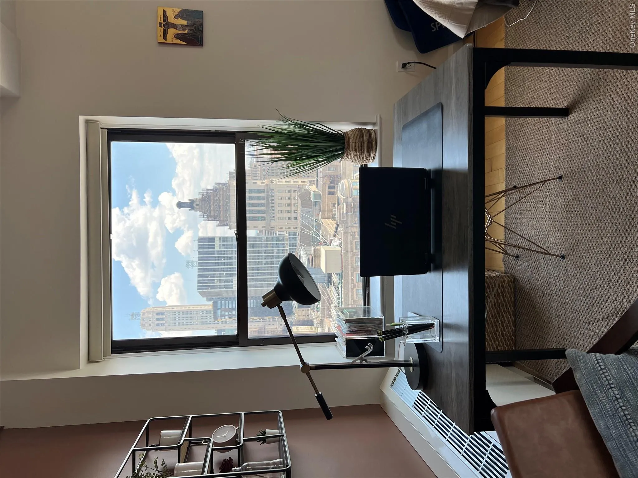 Desk area with view Desk area with view