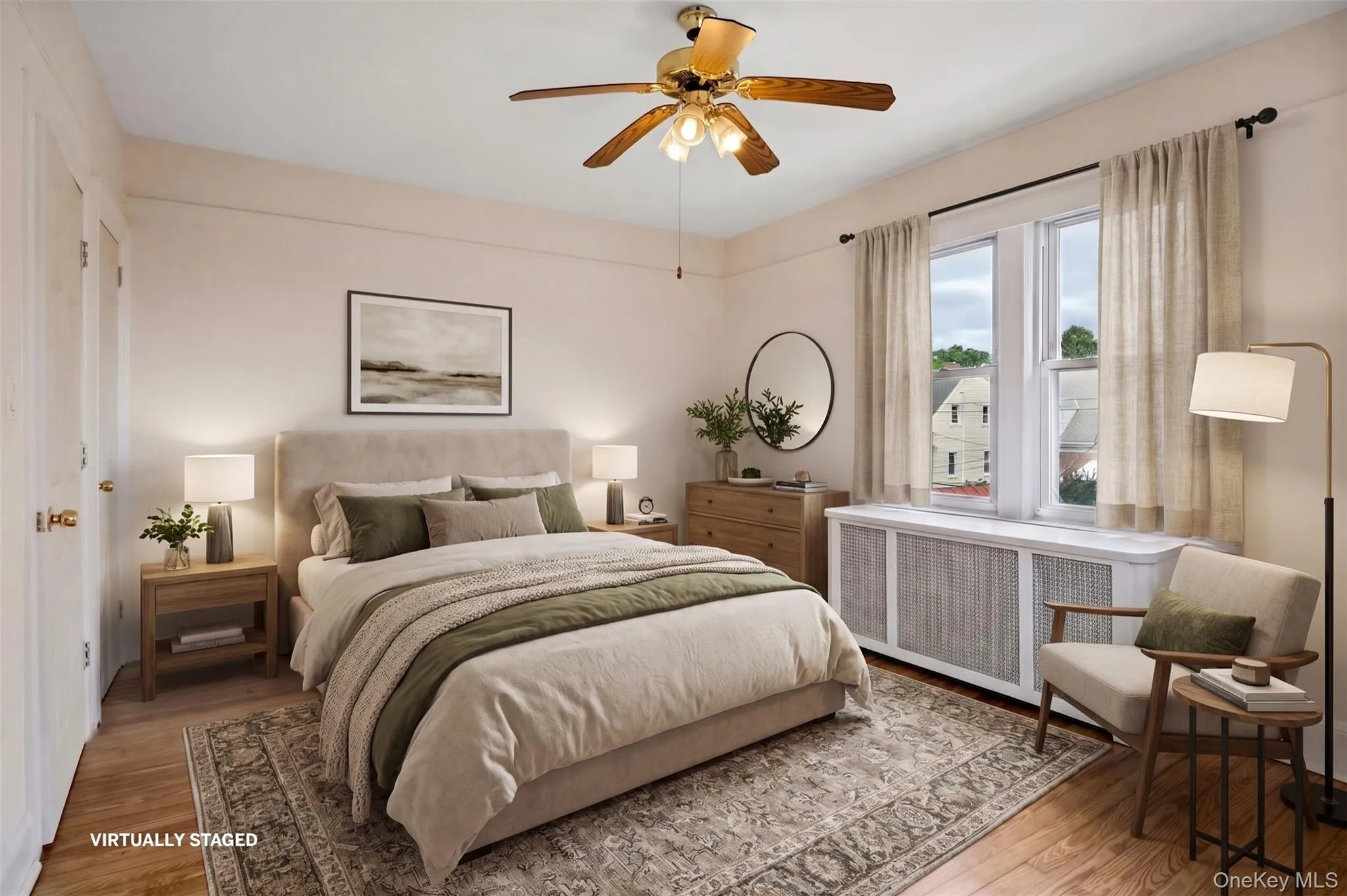 Bedroom #1 virtual staging Bedroom #1 virtual staging