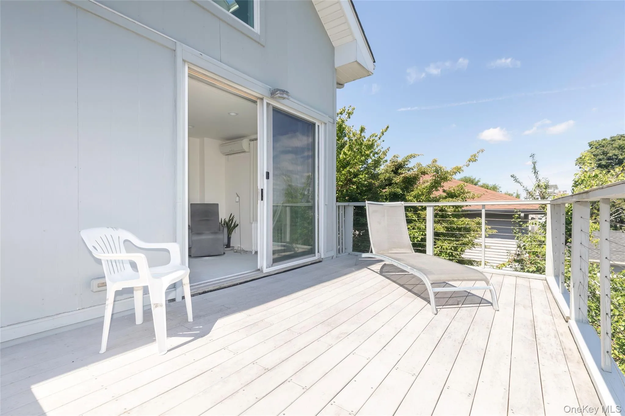 Outside seating on deck off main bedroom. Outside seating on deck off main bedroom.