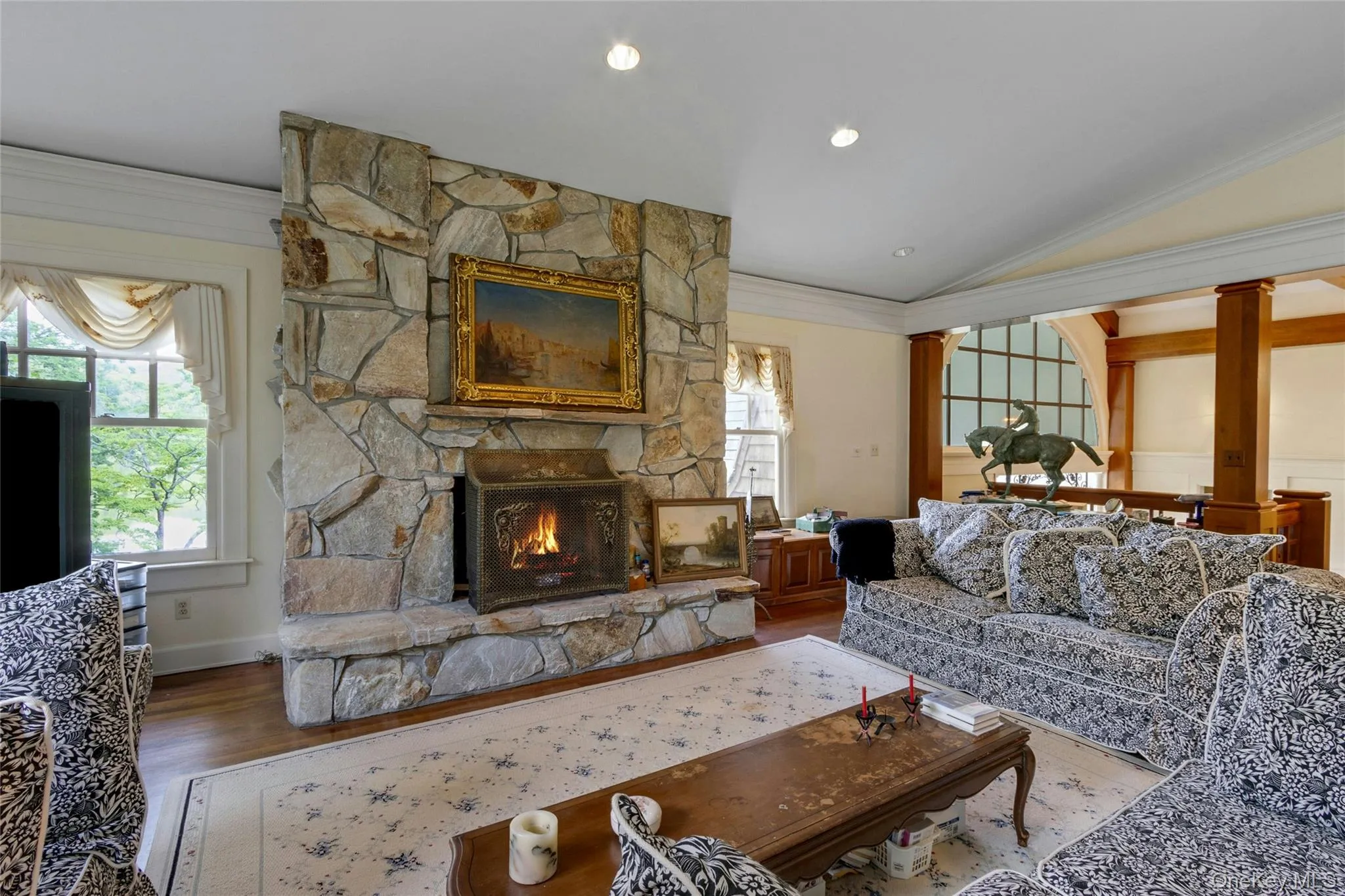 Living Room with fireplace Living Room with fireplace