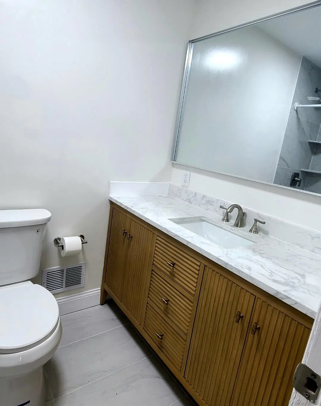 New Bathroom Vanity off of Hallway New Bathroom Vanity off of Hallway