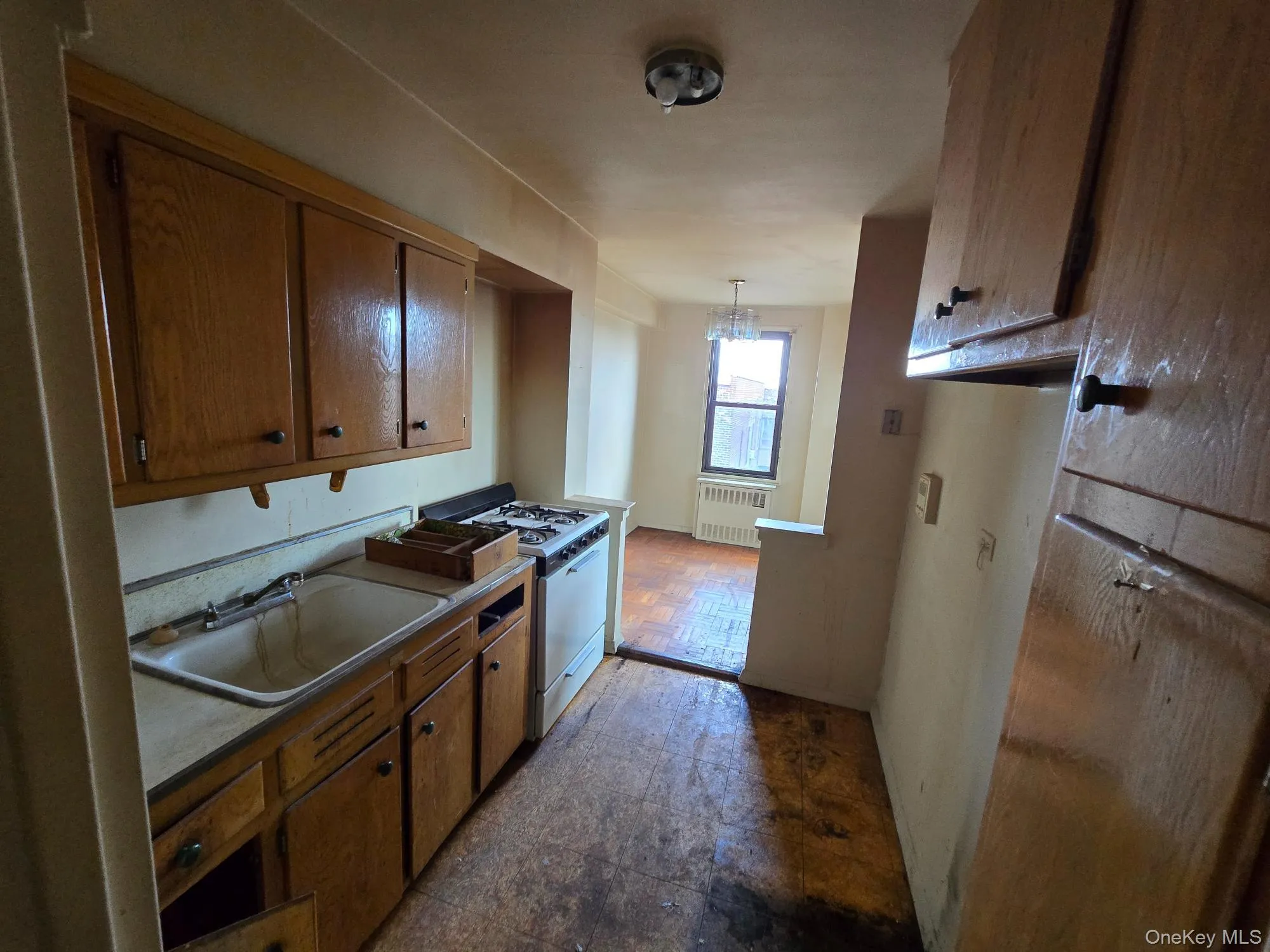 Needs updating. Stove as is, no refrigerator Needs updating. Stove as is, no refrigerator